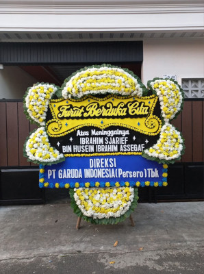 Papan Bunga Duka di Bojong Catang
