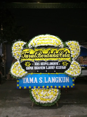 Papan Bunga Duka di Bojong Catang